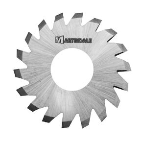 Martindale HSMSV650 High Speed Steel High Speed Steel Undercutting V-Cutters, 1-1/4" Outer Diameter, 9/32" Hole Diameter, 0.045" Thick, 24 Teeth