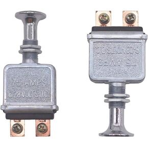2 Pcs Heavy Duty Push-Pull Switch On/Off 75 AMP 6-28V D.C.