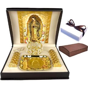 Arras de boda catolica with our virgen de Guadalupe in a premium gift box - arras de matrimonio - wedding arras with wedding coins - arras for wedding coins catholic - arras para boda catolica