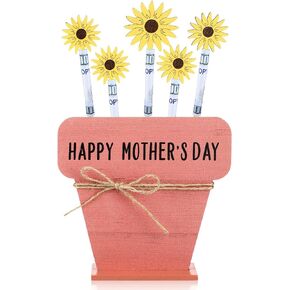 Wenqik Happy Birthday Gift Money Holder Wooden Unique Money for Cash Gift Money Box Money Hanging Ornaments Decoration Gifts for Mother's Day Birthday Party Supplies (Mother)