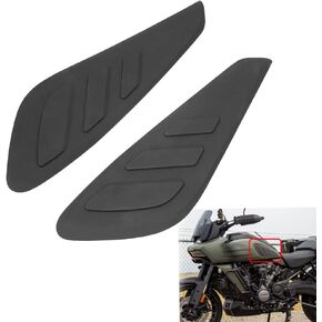 H RUO Motorcycle Tank Knee Pad Rubber Fuel Tank Protector Fits for Harley Pan America RA1250 2021