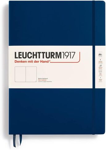 LEUCHTTURM1917 - Notebook Hardcover Master Classic A4+ - 235 Numbered Pages for Writing and Journaling (Black, Dotted) in Saudi Arabia