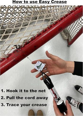 تجعد سهل - منقلة علامة تجعد هدف الهوكي - أسود in Kuwait