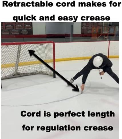 تجعد سهل - منقلة علامة تجعد هدف الهوكي - أسود in Kuwait