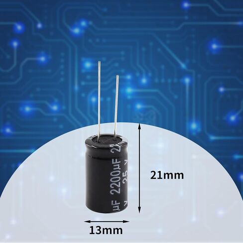Cionyce 10 PC 25v 1000uf Capacitor, Aluminum Radial Electrolytic Capacitors for TV, LCD, Radio, Microwave, Game (10 x17mm) in Saudi Arabia