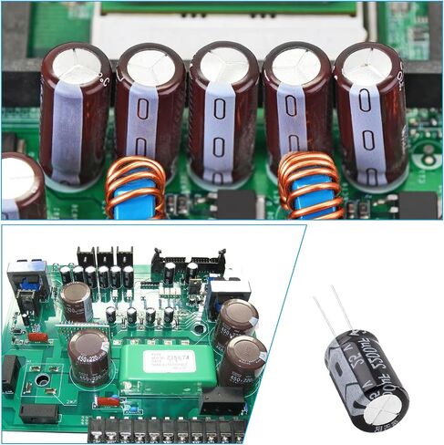 Cionyce 10 PC 25v 1000uf Capacitor, Aluminum Radial Electrolytic Capacitors for TV, LCD, Radio, Microwave, Game (10 x17mm) in Saudi Arabia