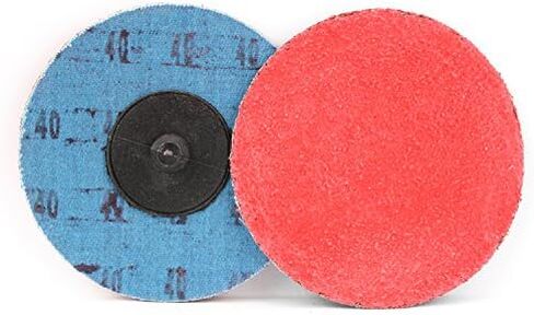 BHA Premium Ceramic Quick Change Sanding Discs Type R Male - Roll On 3", 36 Grit - 25 Pack in Saudi Arabia