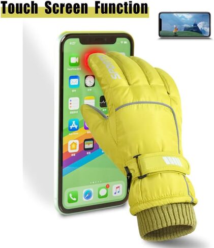 ALTALIVA Warm Winter Snow Gloves Thermal Waterproof Windproof Touchscreen Ski Snowboard Women Men Gloves for Skiing Walking Cycling Climbing in Saudi Arabia