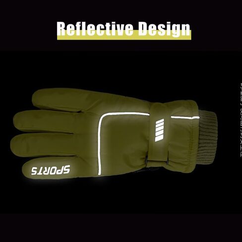 ALTALIVA Warm Winter Snow Gloves Thermal Waterproof Windproof Touchscreen Ski Snowboard Women Men Gloves for Skiing Walking Cycling Climbing in Saudi Arabia