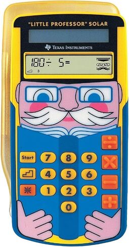Texas TI-Little Professor Solar LPROF/PWB/11E1 TI-Little Professor Education Calculator Yellow in Saudi Arabia