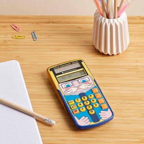 Texas TI-Little Professor Solar LPROF/PWB/11E1 TI-Little Professor Education Calculator Yellow in Saudi Arabia