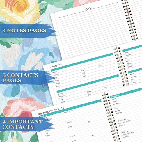 Monthly Planner 2024-2025 - Calendar 2024-2025 Planner, Jul. 2024 to Dec. 2025, 9'' x 11'', 18 Monthly Planner, Monthly Tabs, Notes Pages, Back Pocket in Kuwait