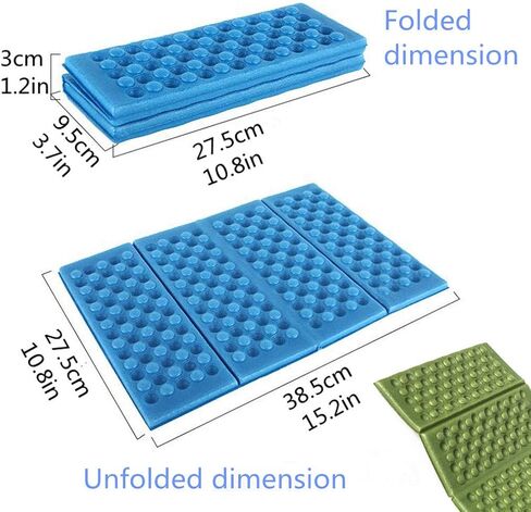 Toasis Camping Cushion Outdoor Sitting Mat Foam Seat Pad (Olive-2pcs) in Saudi Arabia