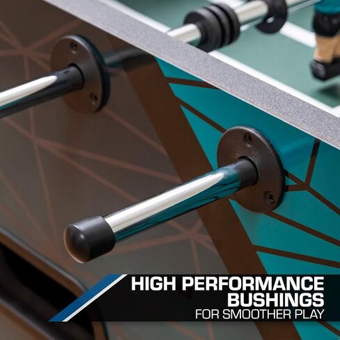 طاولة كرة قدم داخلية فاخرة مقاس 54 بوصة من EastPoint Sports - طاولة ألعاب متعددة اللاعبين وطاولة كرة قدم كاملة مع قضبان سريعة التوصيل وتسجيل الخرز in Kuwait