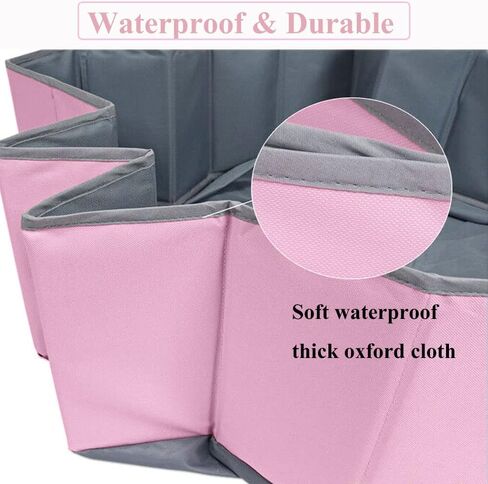 Kaptin Foldable Ball Pit for Kids, Kids Play Ball Pool, Baby Play Yard, Portable Ocean Ball Pit Pet Pool Sand Box Game Room, Ball Play Pit Baby Toddler Playpen (Light Blue & Gray, Diameter 39 Inch) in Kuwait