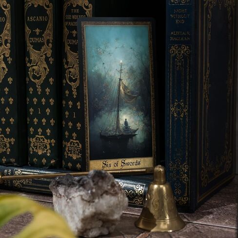 Erethereal Shadow Work Tarot Deck | 78 Cards, Dark Vintage Ethereal Gold Foil Edges, Oracle, Indie Beginner's Divination, Golden Thread with Unique Artwork in Saudi Arabia