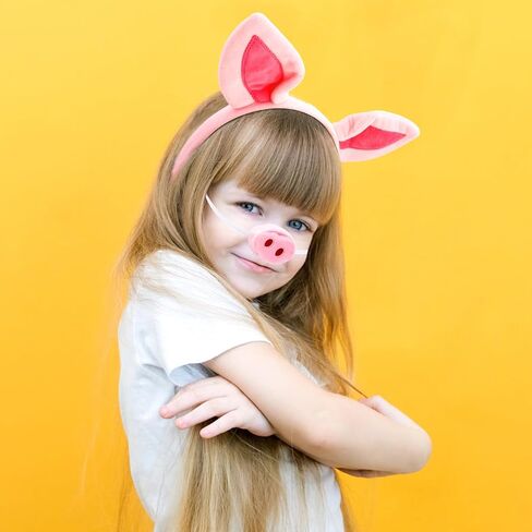 Canitor Animal Costume Accessory Set Animal Ears Headband Costume Kit Halloween Party Cosplay in Saudi Arabia