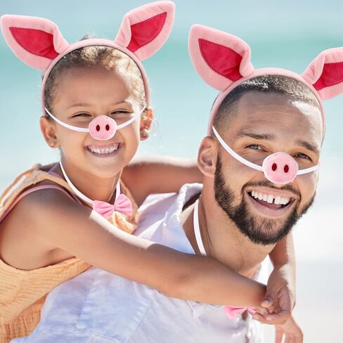 Canitor Animal Costume Accessory Set Animal Ears Headband Costume Kit Halloween Party Cosplay in Saudi Arabia