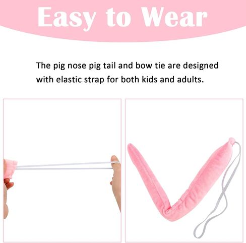 Canitor Animal Costume Accessory Set Animal Ears Headband Costume Kit Halloween Party Cosplay in Saudi Arabia