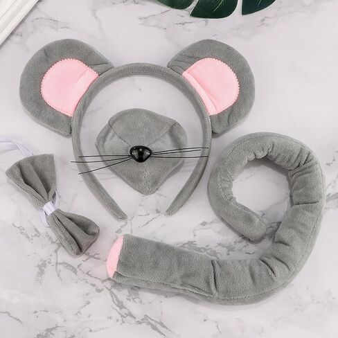 Canitor Animal Costume Accessory Set Animal Ears Headband Costume Kit Halloween Party Cosplay in Saudi Arabia