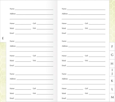 LANG Beehive & Blooms Address Book - Pocket (1072035) in Saudi Arabia