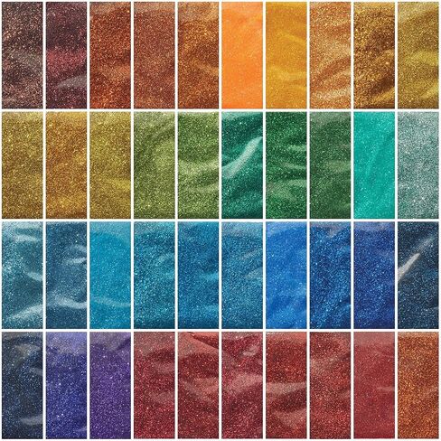 Bright Creations 80 Colors Ultra Fine Glitter for Crafts, Resin, Nails, Epoxy, Slime (5 Grams Per Packet) in Saudi Arabia