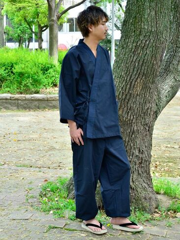 كيمونو ياباني للرجال من Edoten مصنوع من القطن بنسبة 100% in Kuwait