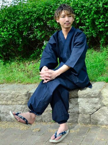 كيمونو ياباني للرجال من Edoten مصنوع من القطن بنسبة 100% in Kuwait