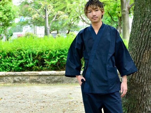 كيمونو ياباني للرجال من Edoten مصنوع من القطن بنسبة 100% in Kuwait