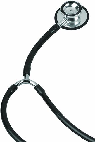 Veridian 05-132 سماعة طبية ألمنيوم مزدوجة الرأس للتدريس والتدريب، باللون الأسود in Kuwait