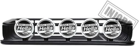 INJORA RC 1/10 Metal Roof Rack Luggage with 5 LED Set for 1/10 RC Crawler Car TRX-4 Axial SCX10 90046 SCX10 III AXI03007（White） in Saudi Arabia