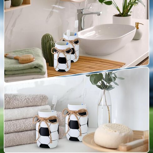 filltouch 3 حزمة الرياضة تحت عنوان ميسون الجرار 16 أوقية البيسبول كرة القدم ميسون جرة رسمت الجرار الزخرفية البيسبول كرة القدم حزب زينة عيد ميلاد لوازم للحمام عيد ميلاد حزب دش الطفل (كرة القدم) in Kuwait