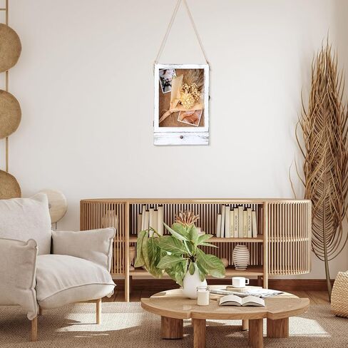 صندوق ظلال كبير مقاس 11 × 16 بوصة من Wenqik، صناديق عرض ذات ظلال عميقة مع أرفف وأدراج قابلة للإزالة، صندوق خشبي ريفي للصور والنصب التذكارية والميداليات لحفظ باقة الزفاف، أبيض in Saudi Arabia