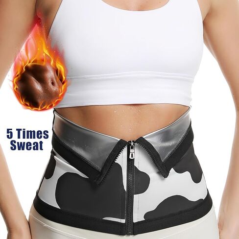 فيجوريكس مدرب خصر للنساء مشد بدلة ساونا الخصر المشكل حزام للنساء البطن تحكم ملابس داخلية مشد حزام in Kuwait