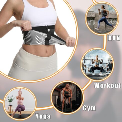 فيجوريكس مدرب خصر للنساء مشد بدلة ساونا الخصر المشكل حزام للنساء البطن تحكم ملابس داخلية مشد حزام in Kuwait
