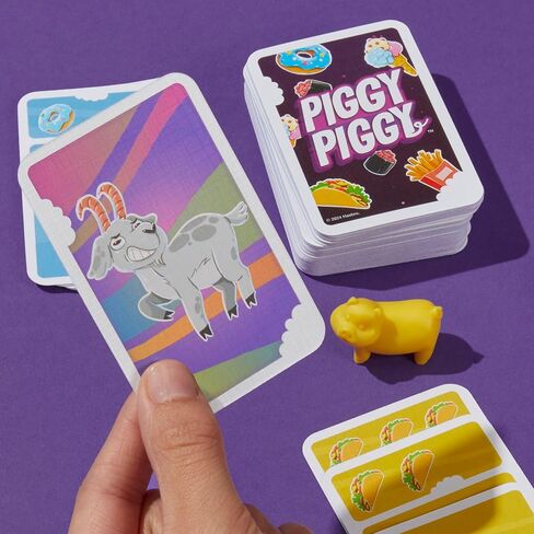 Piggy Piggy Card Game | Fun Family Games for Kids, Teens, and Adults | Ages 7 and Up | 2 to 6 Players I 20 Mins. Average | Quick-Playing Travel Games in Saudi Arabia