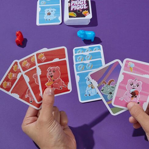 Piggy Piggy Card Game | Fun Family Games for Kids, Teens, and Adults | Ages 7 and Up | 2 to 6 Players I 20 Mins. Average | Quick-Playing Travel Games in Saudi Arabia