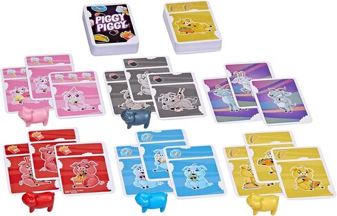 Piggy Piggy Card Game | Fun Family Games for Kids, Teens, and Adults | Ages 7 and Up | 2 to 6 Players I 20 Mins. Average | Quick-Playing Travel Games in Saudi Arabia