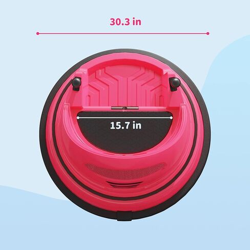 APRILSOUL 12V Electric Ride On Bumper Car for Kids & Toddlers 1.5-6 Years Old, 3-Speeds Baby Bumping Toy Gifts W/Remote Control, LED Lights, Bluetooth, 360° Spin and DIY Sticker, Blue in Kuwait