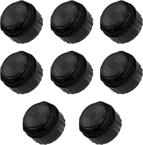 8 Pcs 30mm Gamerfinger Mechanical Buttons HBFS-30-SCREW Arcade Push Buttons (black base+black cap) in Saudi Arabia