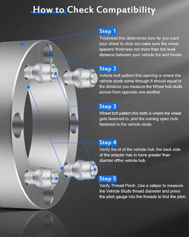 ECCPP 4 Lug Wheel Spacers 2 inch 4x156mm to 4x156mm 131mm 12x1.5 Wheel spacers fits for 2015-2017 for RZR 900 2014-2018 for RZR XP 1000-2PCS in Saudi Arabia