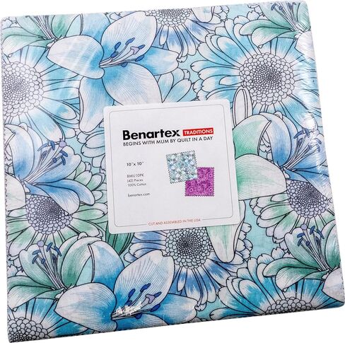 Eleanor Burns Begins with Mum 10X10 Pack 42 10-inch Squares Layer Cake Benartex in Kuwait