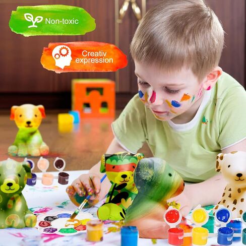 Paint Your Own Dog Lamp Kit, Art Supplies & Crafts Kit, DIY Night Light for Kids 6-12, Diamond Set for girl 8-12, Painting Kit for Girls Boys, Toy Child Birthday Gift Ages 3 4 5 6 7 8 9 10 11 12+ in Kuwait
