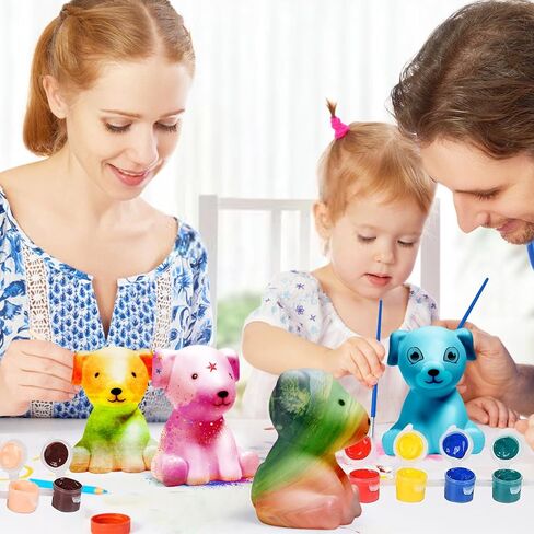 Paint Your Own Dog Lamp Kit, Art Supplies & Crafts Kit, DIY Night Light for Kids 6-12, Diamond Set for girl 8-12, Painting Kit for Girls Boys, Toy Child Birthday Gift Ages 3 4 5 6 7 8 9 10 11 12+ in Kuwait