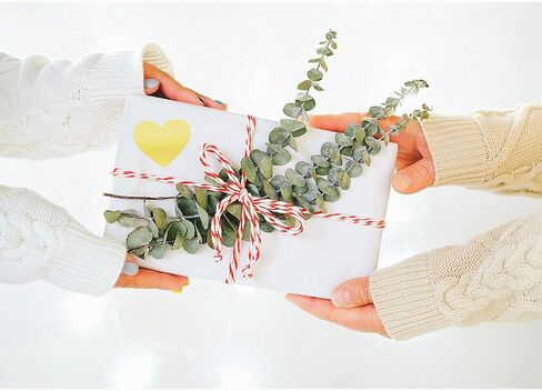 Hybsk 500pcs Heart Shaped Stickers 1.5 inch Valentine's Day Labels for Party Decorations Favors Gifts Envelopes (Gold) in Saudi Arabia