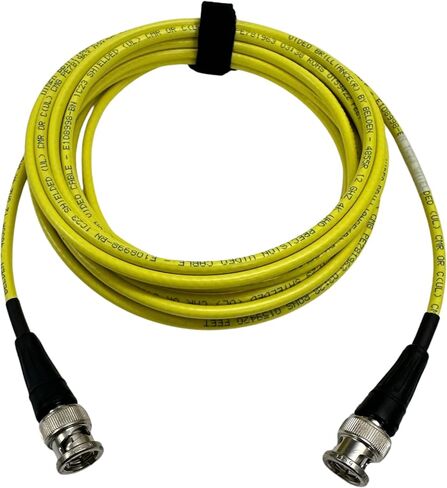 كابل Evolution 12G HD SDI Mini RG59 - BNC إلى BNC - (10 قدم) (أصفر) in Saudi Arabia