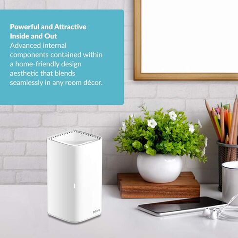 D-Link COVR AX1800 Whole Home Mesh Wi-Fi 6 System - Up to 4500 sq.ft. Coverage, Voice Control w/Amazon Alexa and Google Assistant, Enhanced Parental Controls, 2-Pack (COVR-X1862) in Kuwait
