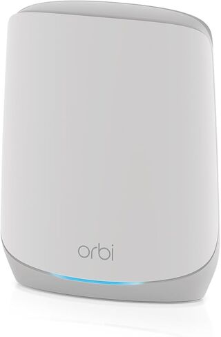 NETGEAR Orbi Whole Home Tri-Band Mesh WiFi 6 Add-on Satellite (RBS760) - يعمل مع نظام Orbi WiFi 6 الخاص بك - يضيف تغطية تصل إلى 2500 قدم مربع - AX5400 حتى 5.4 جيجابت في الثانية (متجدد) in Saudi Arabia