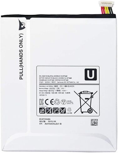 بطارية بديلة جديدة باتايا EB-BT355ABA متوافقة مع EB-BT355ABA EB-BT355ABE Galaxy Tab A 8.0 SM-T350 SM-T355 SM-T355C SM-T357W T355 T355C T357 in Kuwait