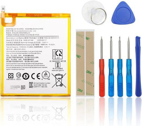 Replacement Battery Compatible with Samsung Galaxy Tab S7 11" SM-T870 SM-T870NZNAXAR EB-BT875ABY with Toolkit in Saudi Arabia